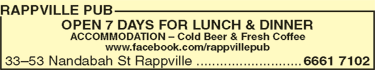 Pagans Flat NSW Restaurant Guide