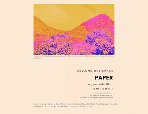 Group Exhibition - PAPER - Restaurant Guide 0