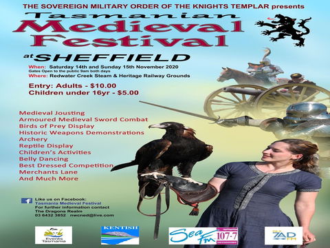 Sheffield Tasmania Medieval Festival 2020 - Restaurant Guide 0