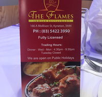 The Flames - Restaurant Guide