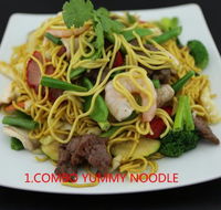 yummy Noodle and sushi