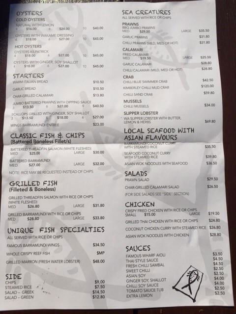 Wharf Restaurant - Restaurant Guide 1