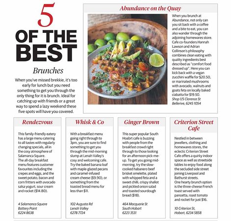 Criterion St Cafe - Restaurant Guide 0