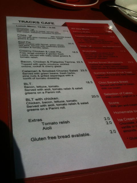 Tracks Cafe - Restaurant Guide 3