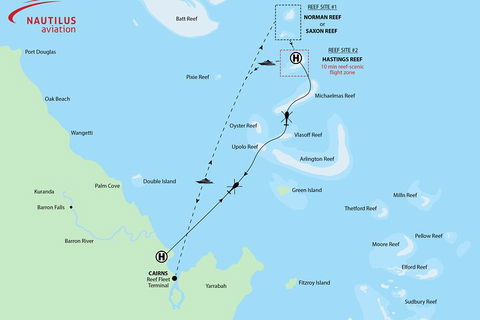 Great Barrier Reef Scenic Helicopter Tour And Cruise From Cairns - Restaurant Guide 4